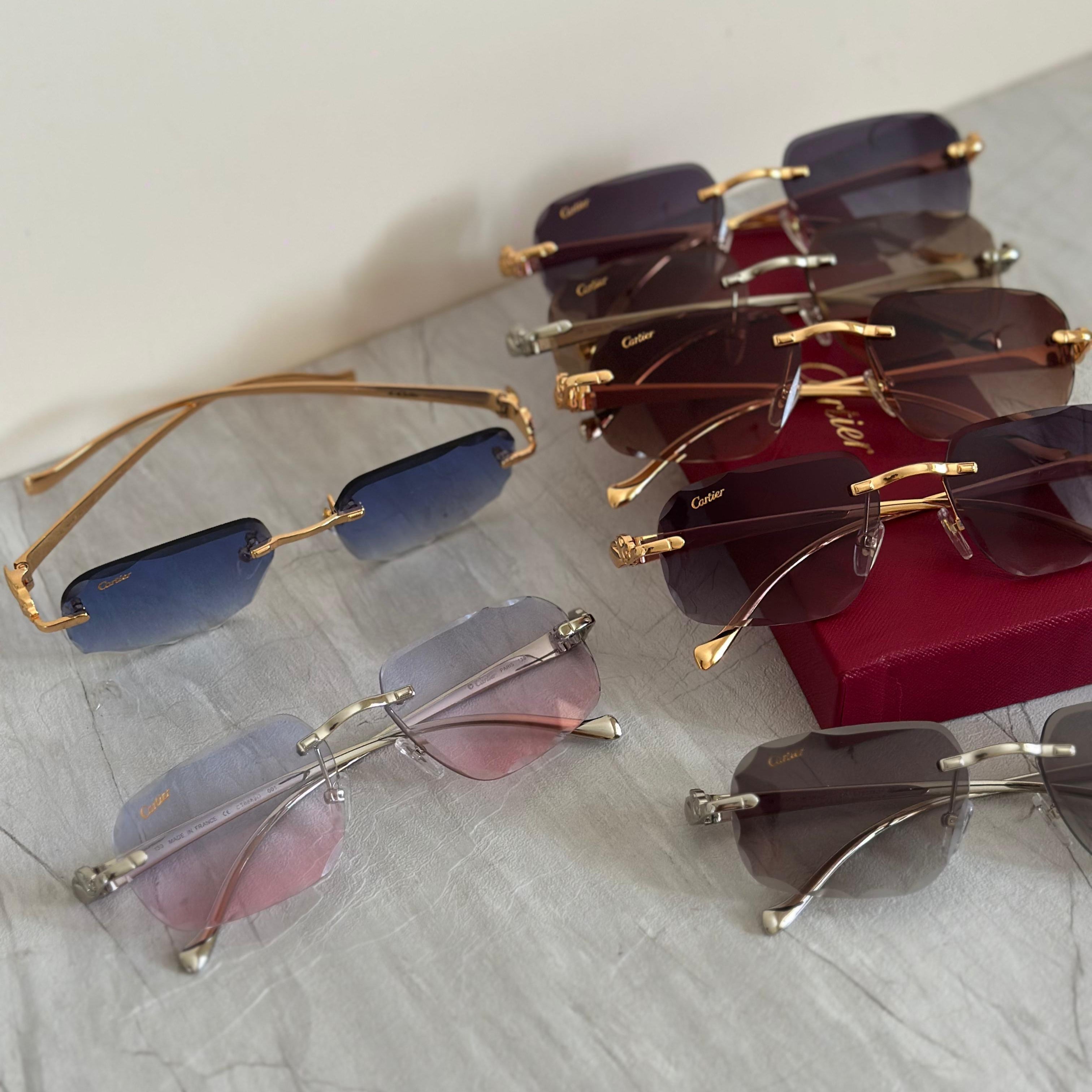 Cartier CT0432S Rimless Sunglasses