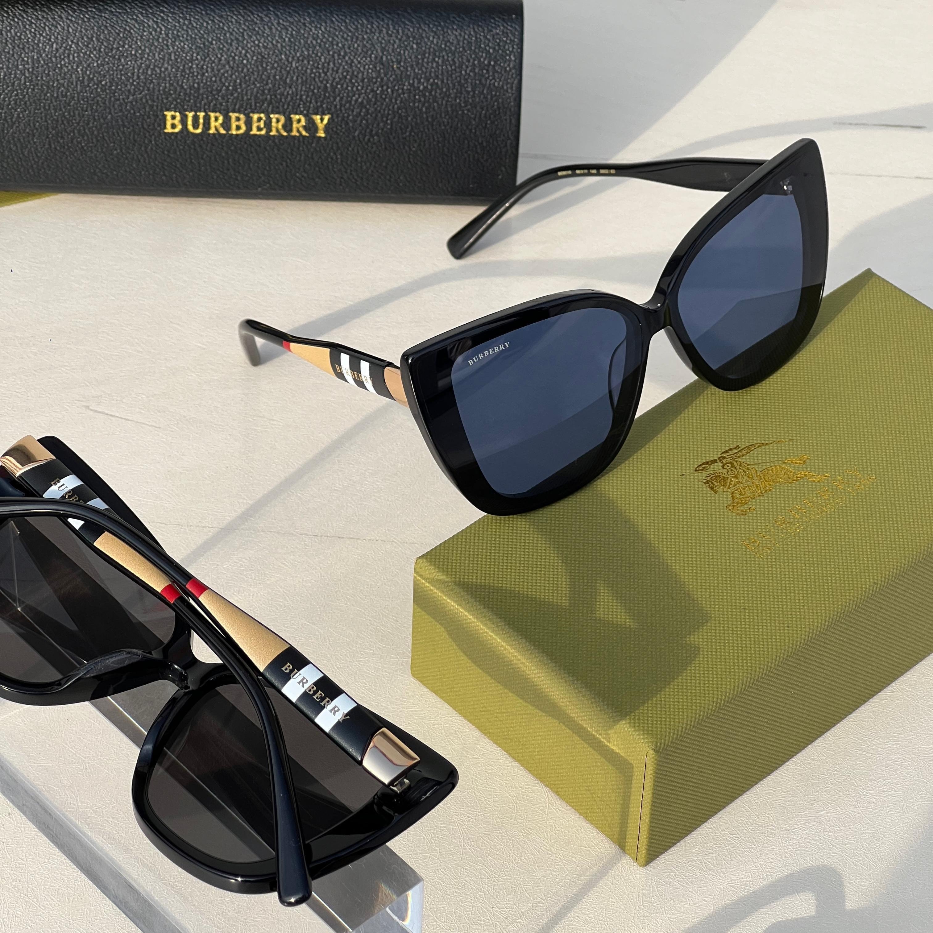 Burberry Cat-Eye Sunglasses BE4291 – Vintage Check Arms