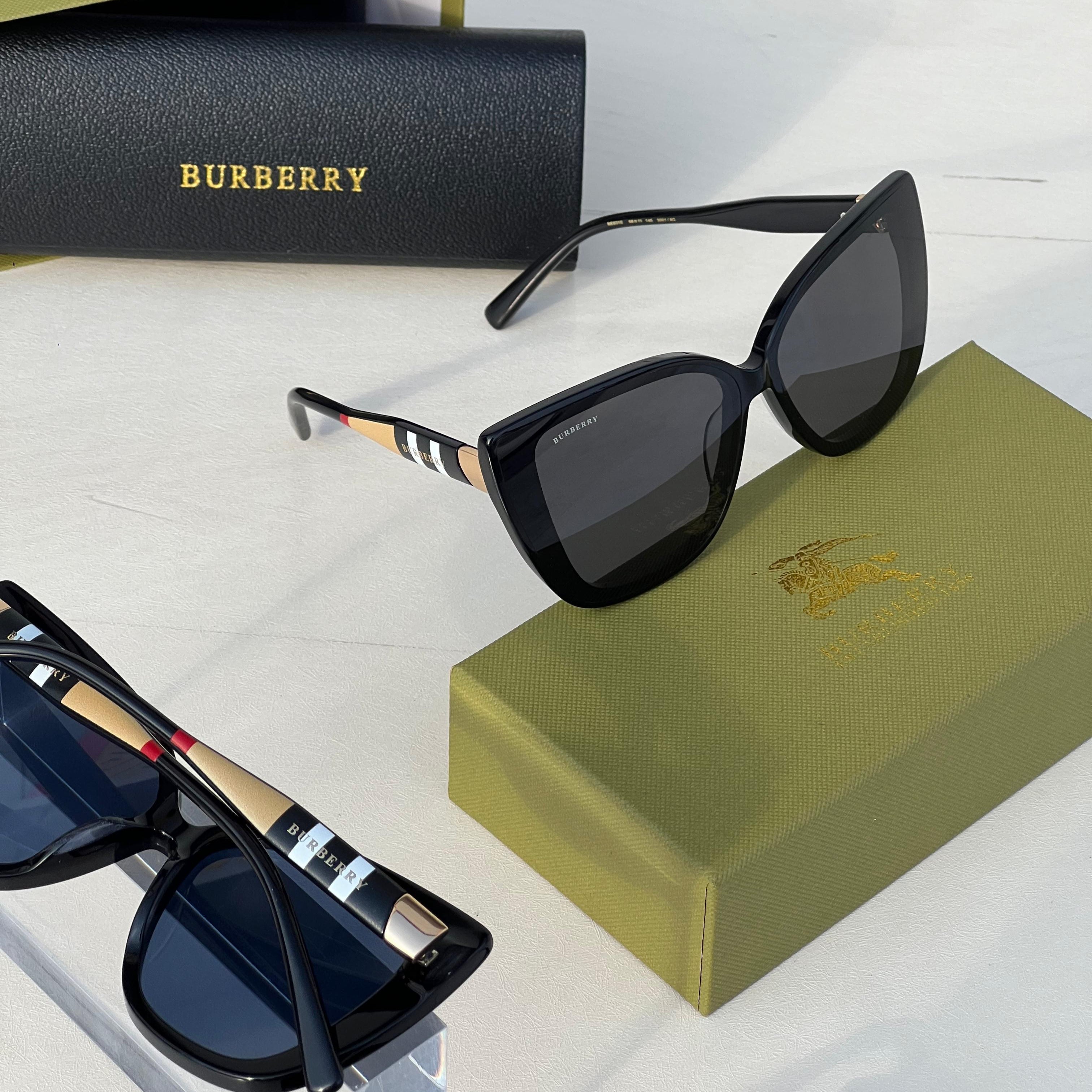 Burberry Cat-Eye Sunglasses BE4291 – Vintage Check Arms