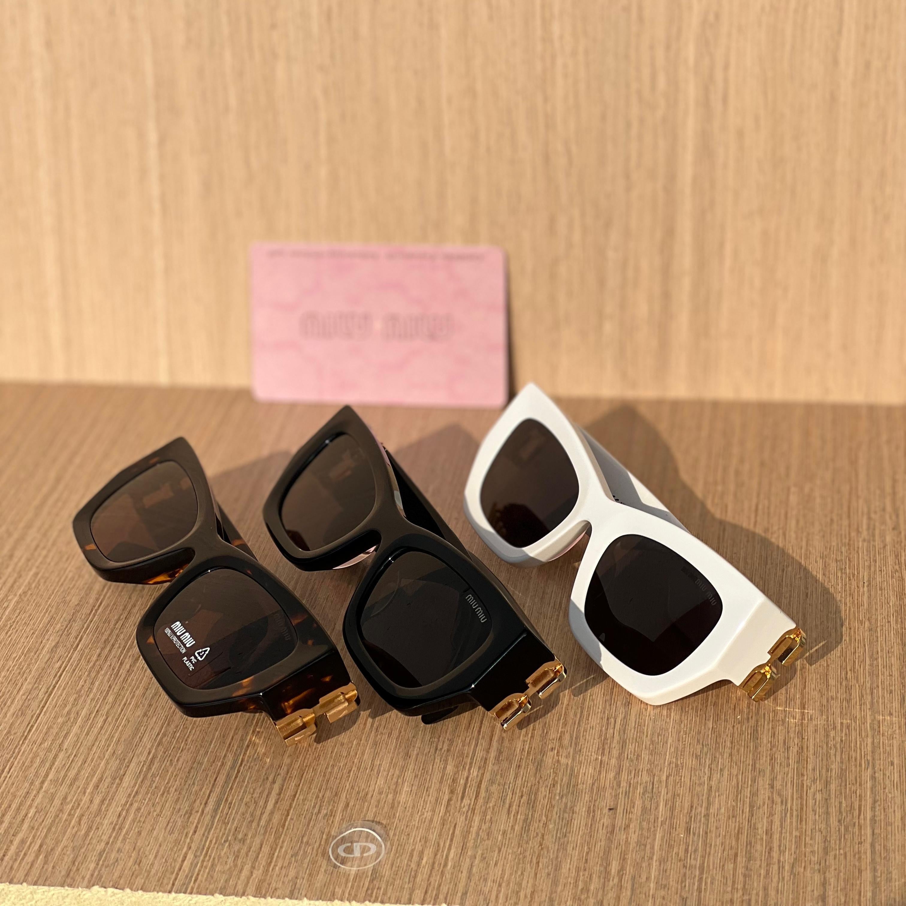 Miu Miu MU 01ZS Rectangular Sunglasses