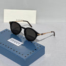 Gucci GG0061S Round Havana Sunglasses