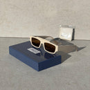 Gucci GG1086S Rectangular Ivory Sunglasses
