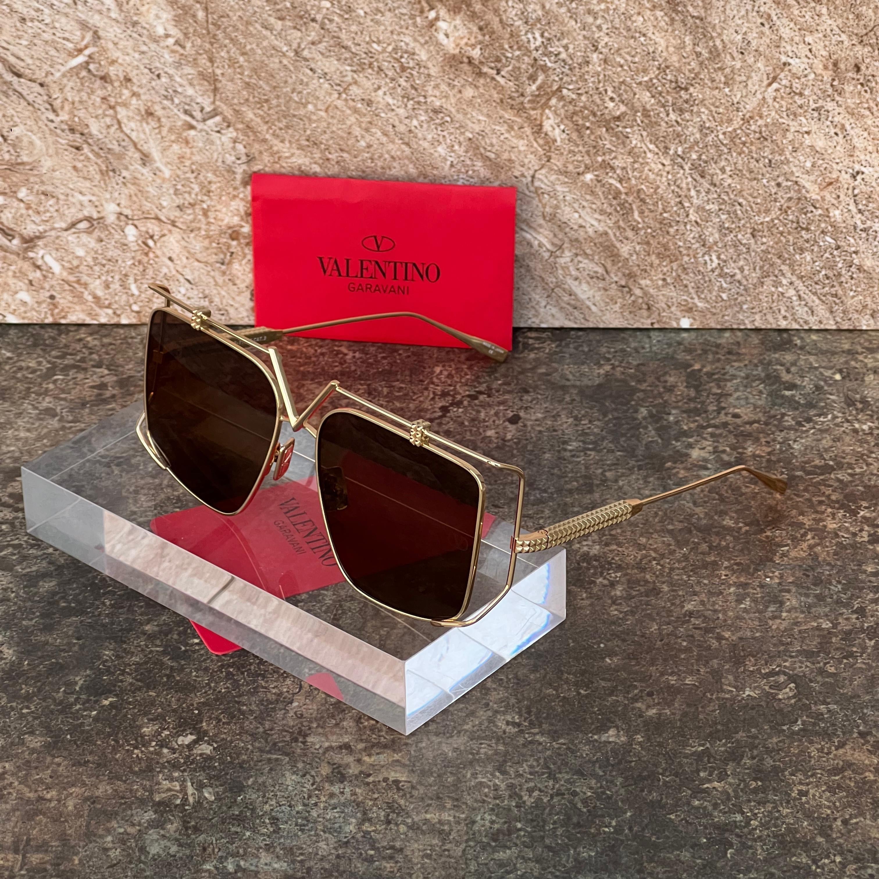 Valentino Oversized Square Sunglasses – VA2049 Style