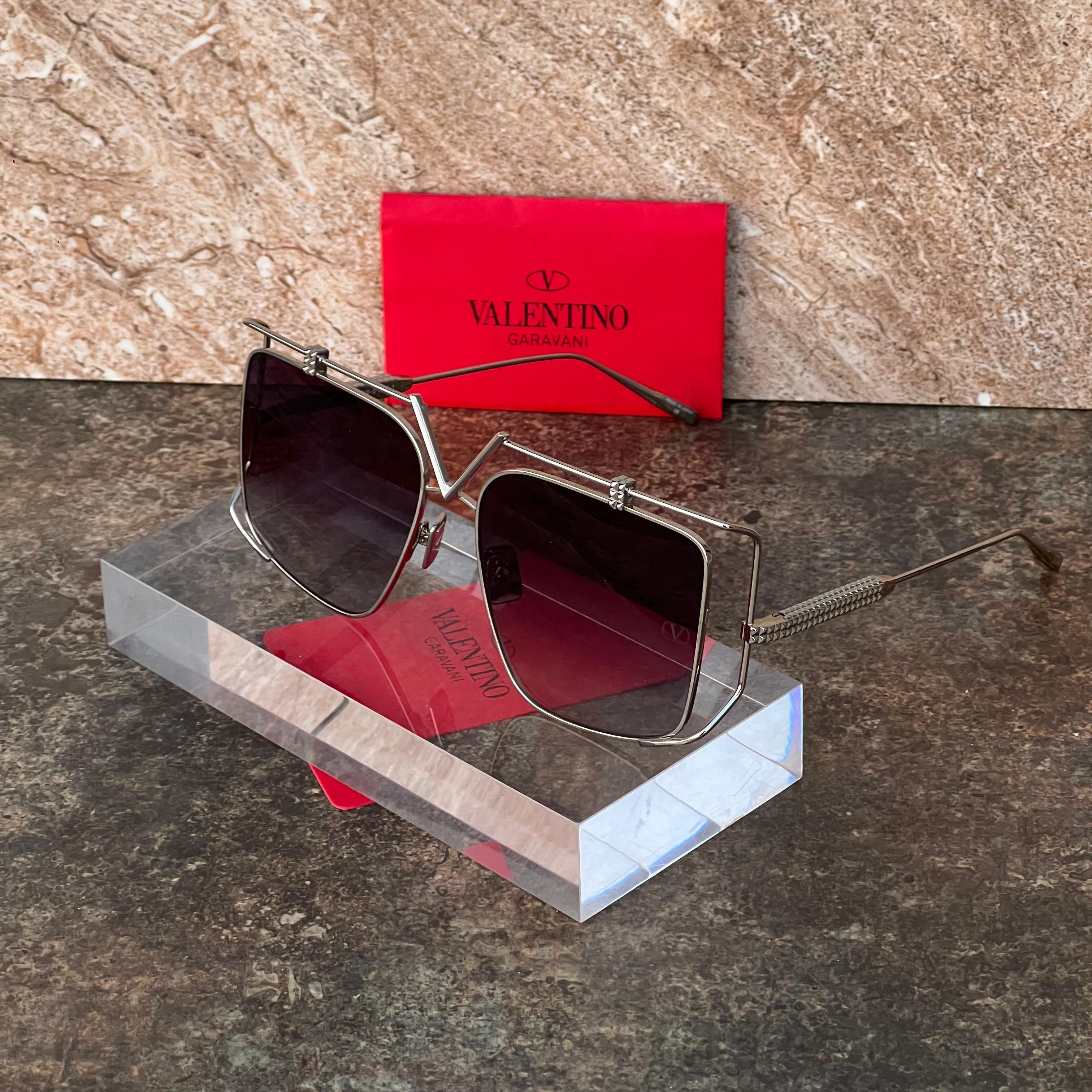 Valentino Oversized Square Sunglasses – VA2049 Style