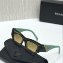 Prada Two-Tone Rectangle Sunglasses – PR 09ZS Style