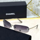 Chanel Butterfly Rimless Sunglasses