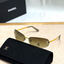 Chanel Butterfly Rimless Sunglasses