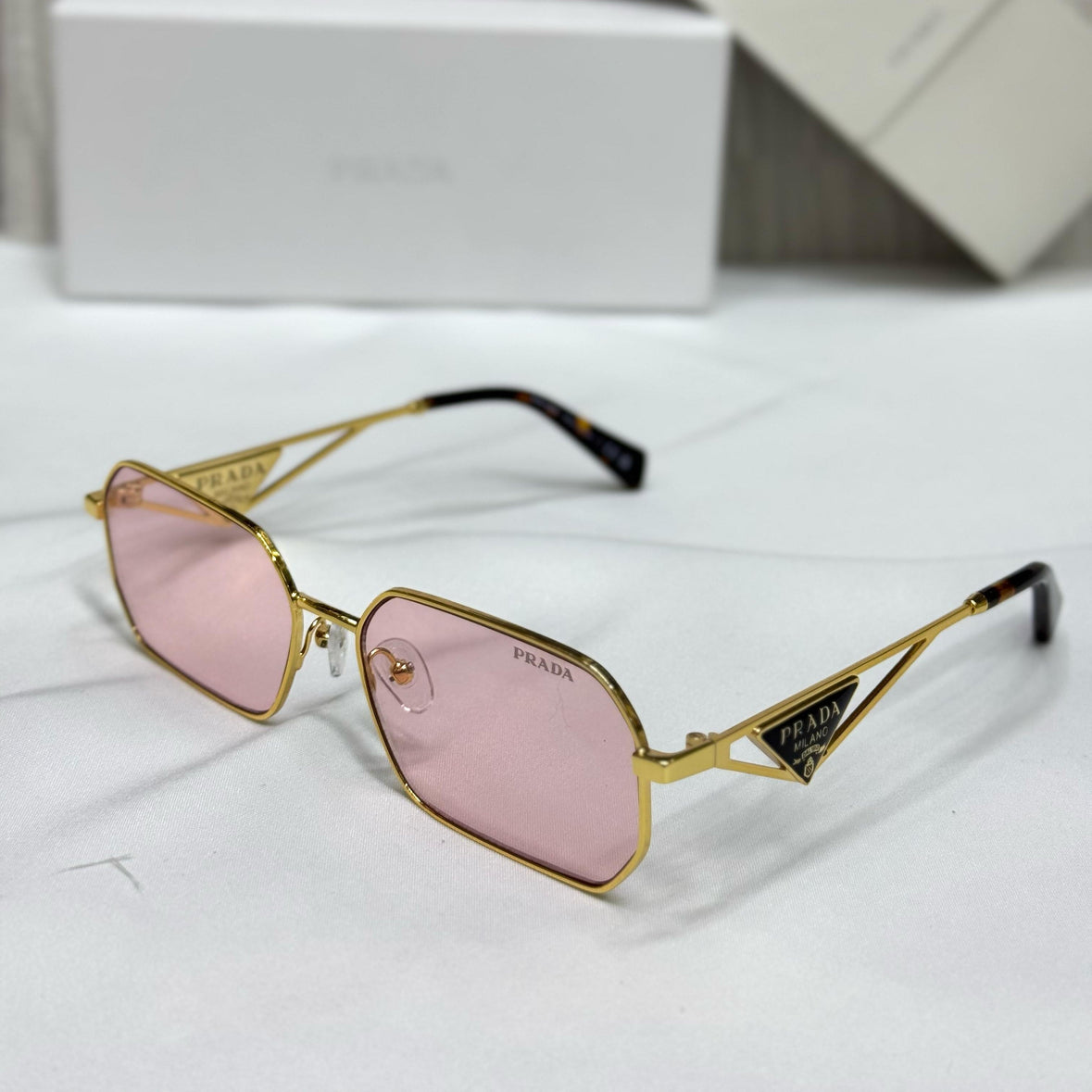 Prada Geometric Wireframe Sunglasses – PR 65ZS Style