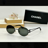 Chanel Round Eyewear Frame with CC Accent