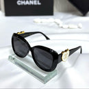 Chanel Heart Emblem Cat-Eye Sunglasses