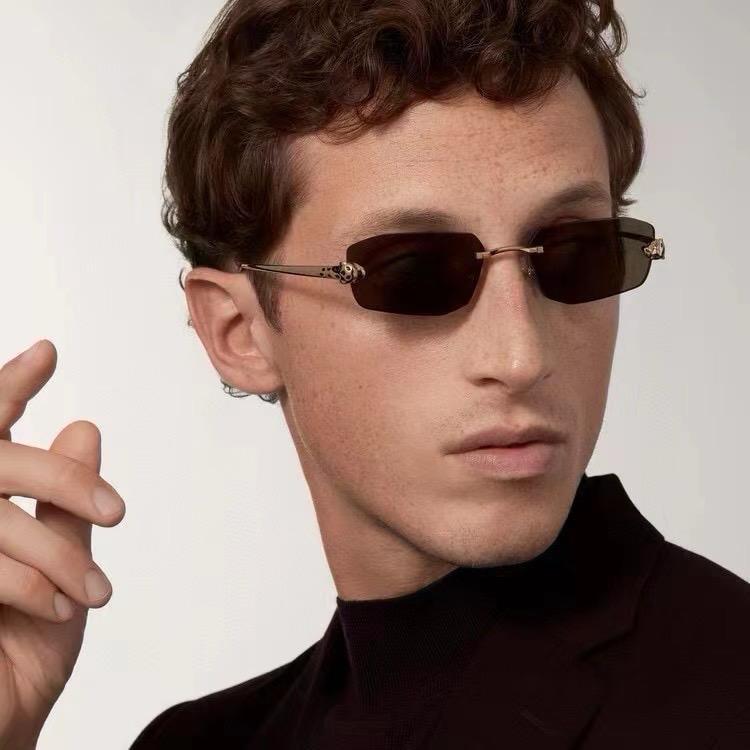 Cartier CT0323S Panthère Rimless Sunglasses