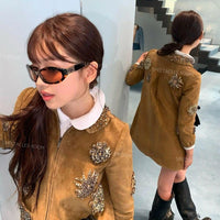 Miu Miu MU 10WS Tortoiseshell Oval Sunglasses