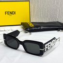 Fendi Fendiroma Cutout Rectangle Sunglasses