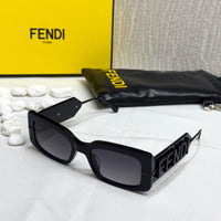 Fendi Fendiroma Cutout Rectangle Sunglasses