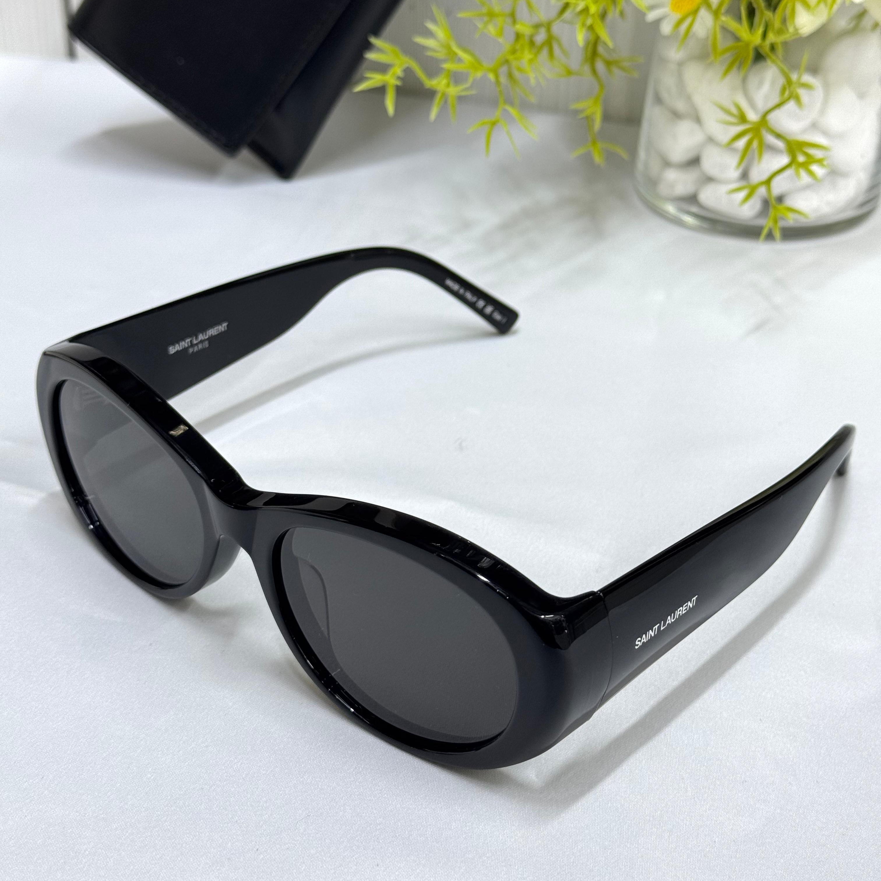 YSL Oval Frame Sunglasses – SL 557 Shade Style