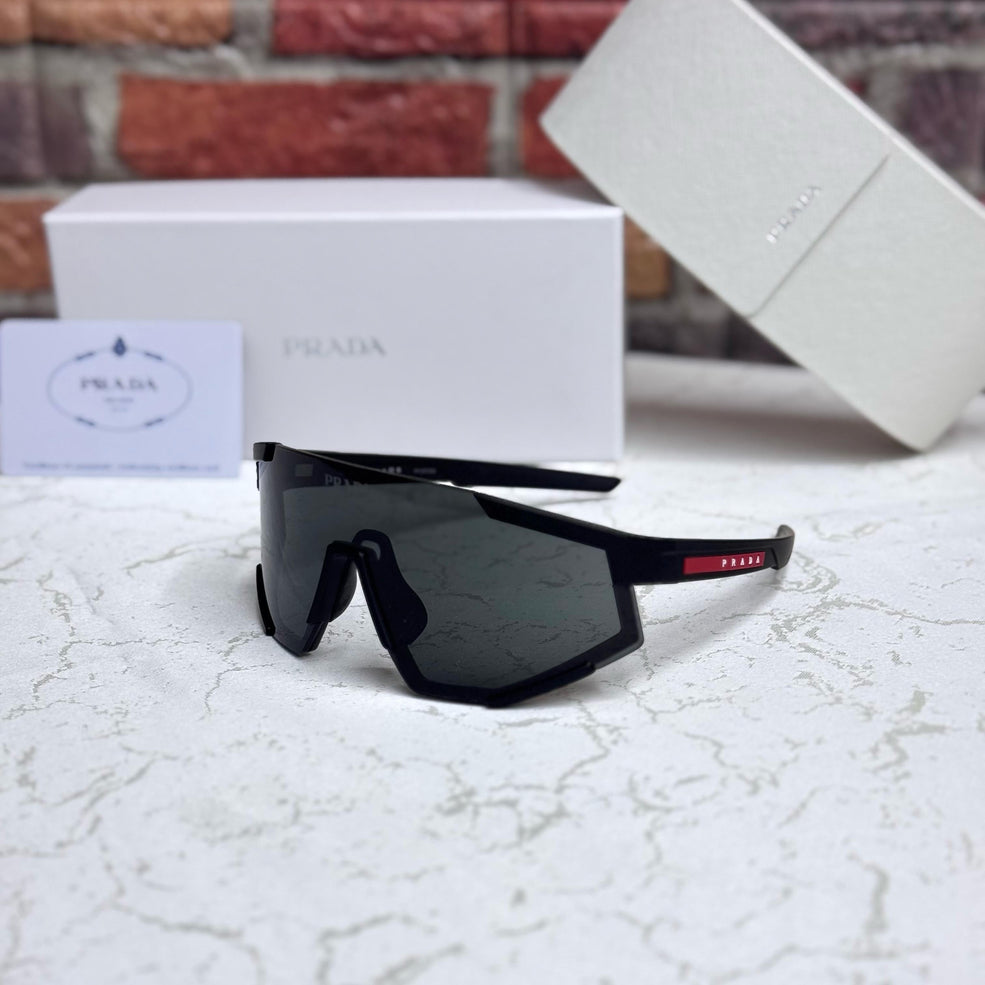 Prada Linea Rossa Shield Sunglasses – PS 01XS Style