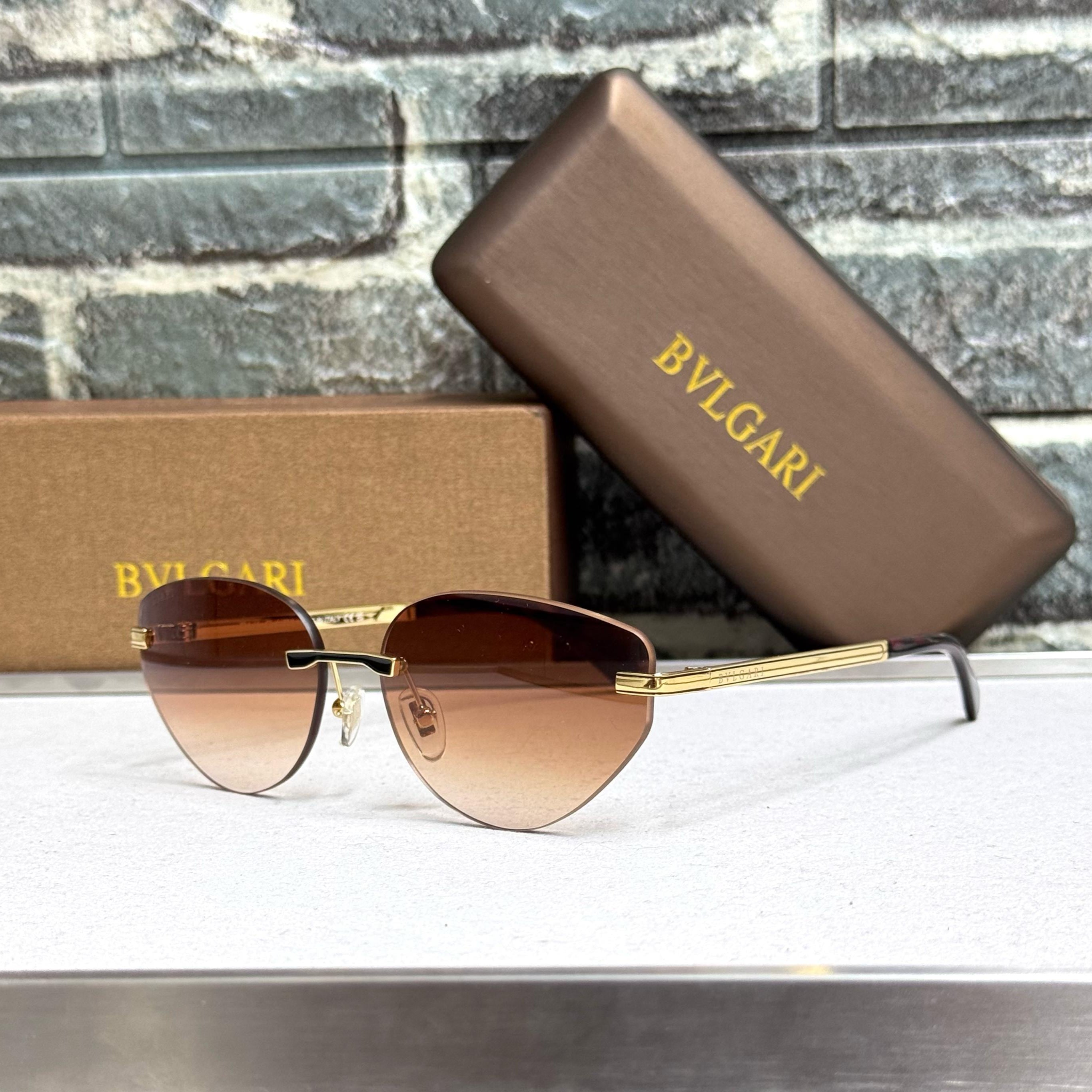 Bvlgari BV5045K Rimless Sunglasses