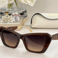 Valentino Studded Cat-Eye Sunglasses – VA4069 Style