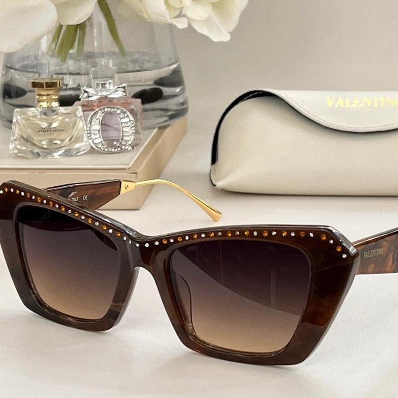Valentino Studded Cat-Eye Sunglasses – VA4069 Style