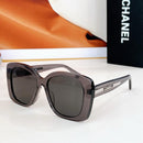 Chanel Oversized Quilted Logo Sunglasses