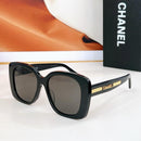 Chanel Oversized Quilted Logo Sunglasses