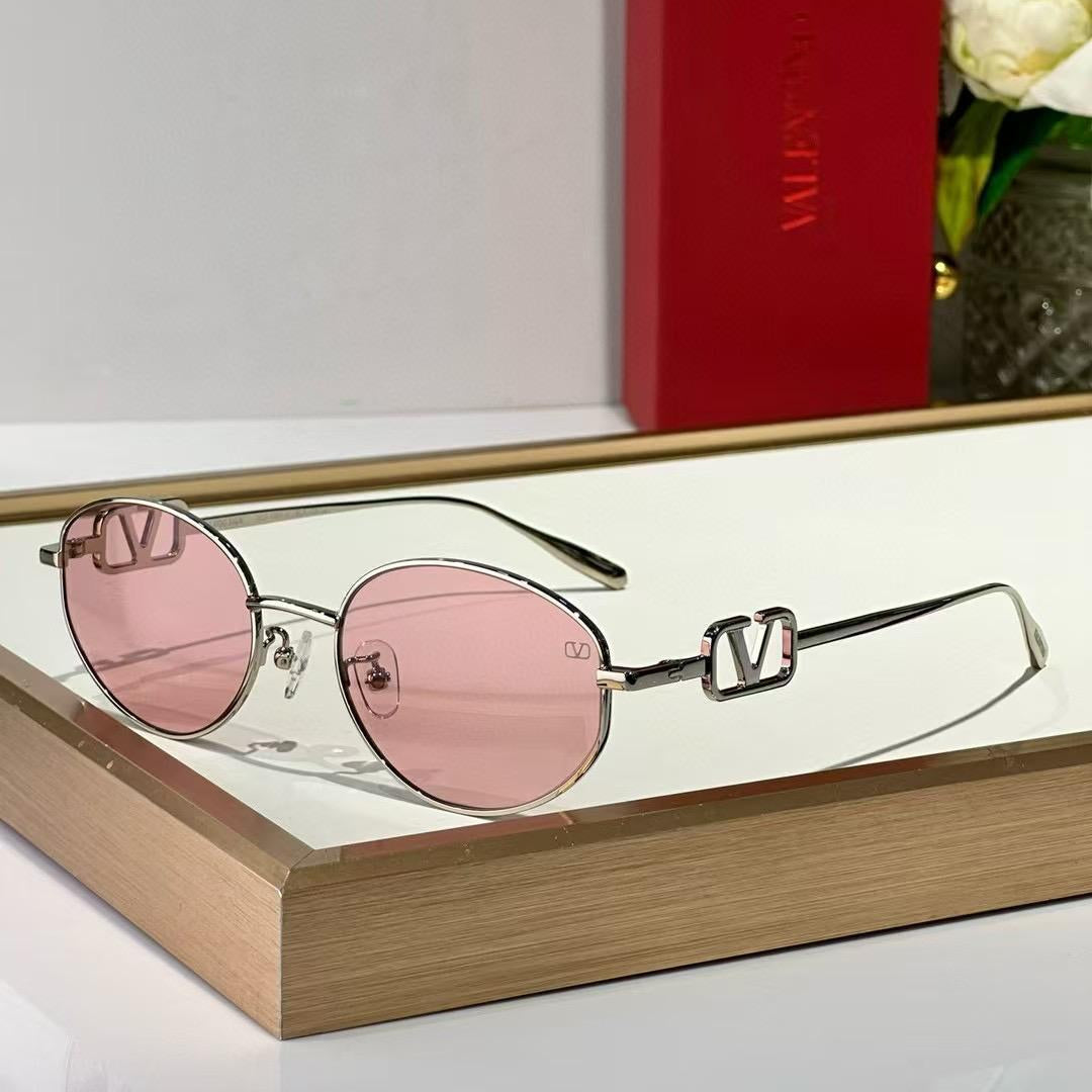 Valentino Oval Frame Sunglasses – VA2034 Style