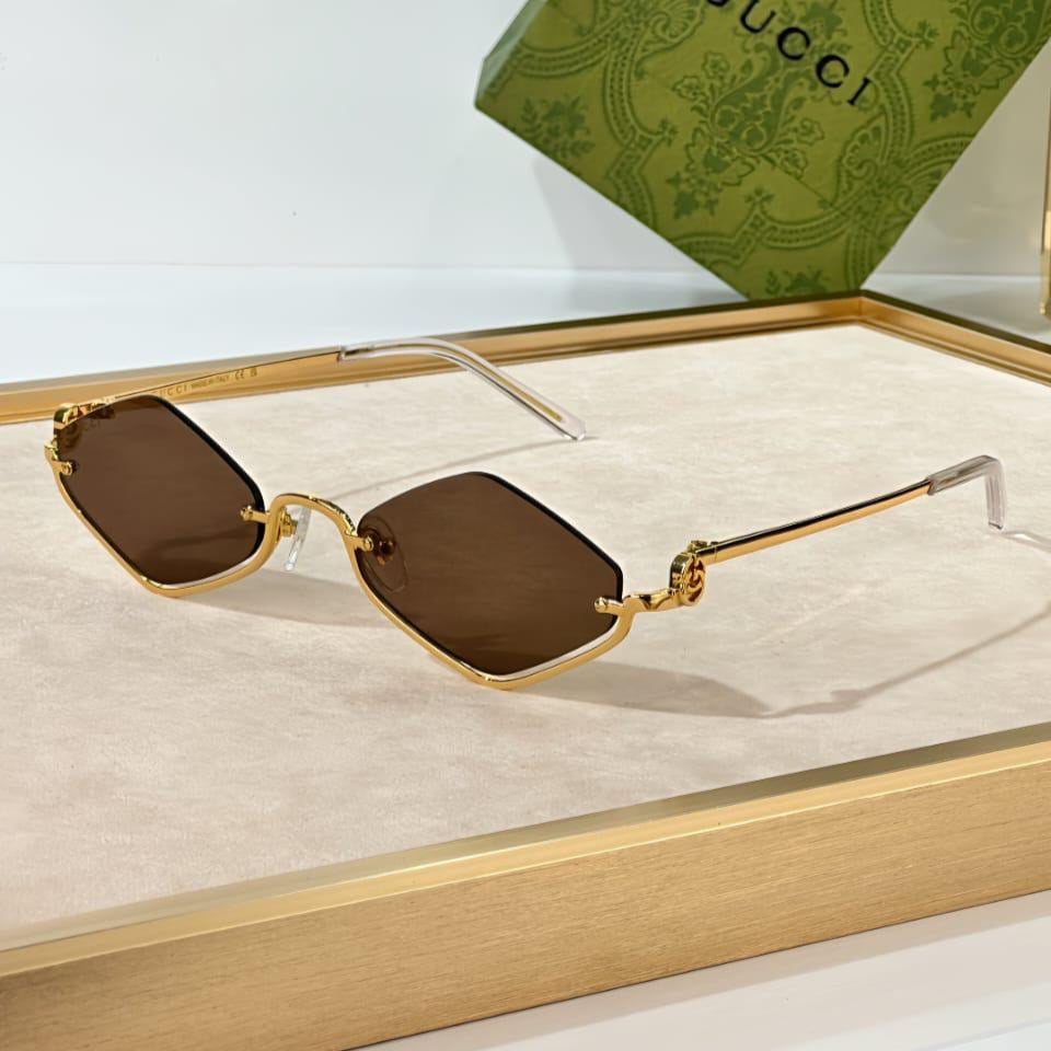 Gucci GG1086S Rectangular Ivory Sunglasses #2