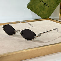Gucci GG1086S Rectangular Ivory Sunglasses #2
