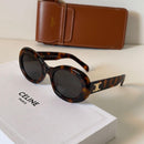 Celine Triomphe Oval Acetate Sunglasses