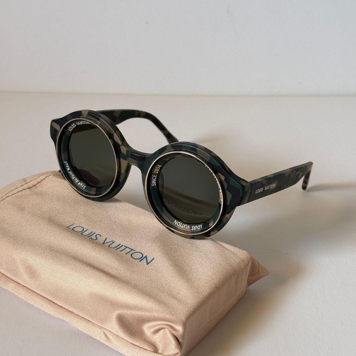 Louis Vuitton 1.1 Millionaires Round Camouflage Sunglasses