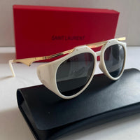 YSL Tortoise Shell Sunglasses – SL 276 Mica Metal-Bar Style