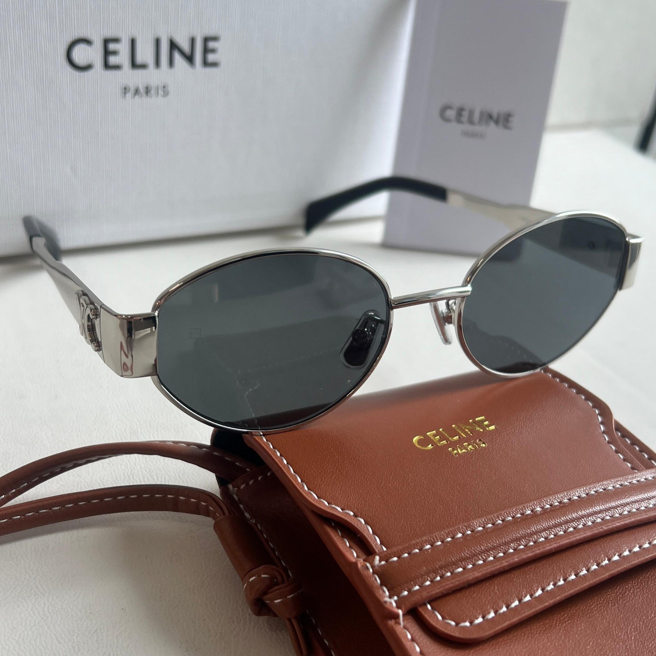 Celine Oval Frame Sunglasses