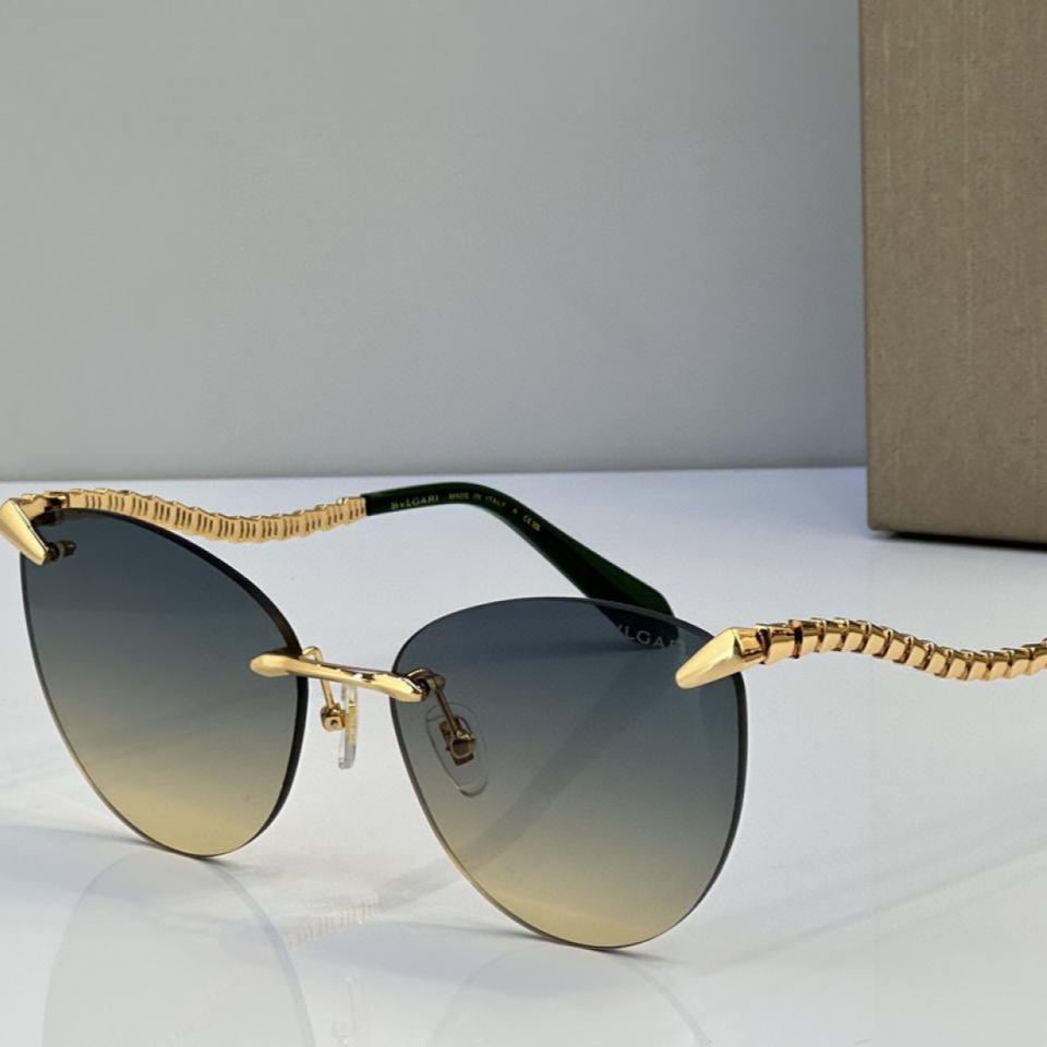 Bvlgari Serpenti Viper Cat Eye Sunglasses BV6147B