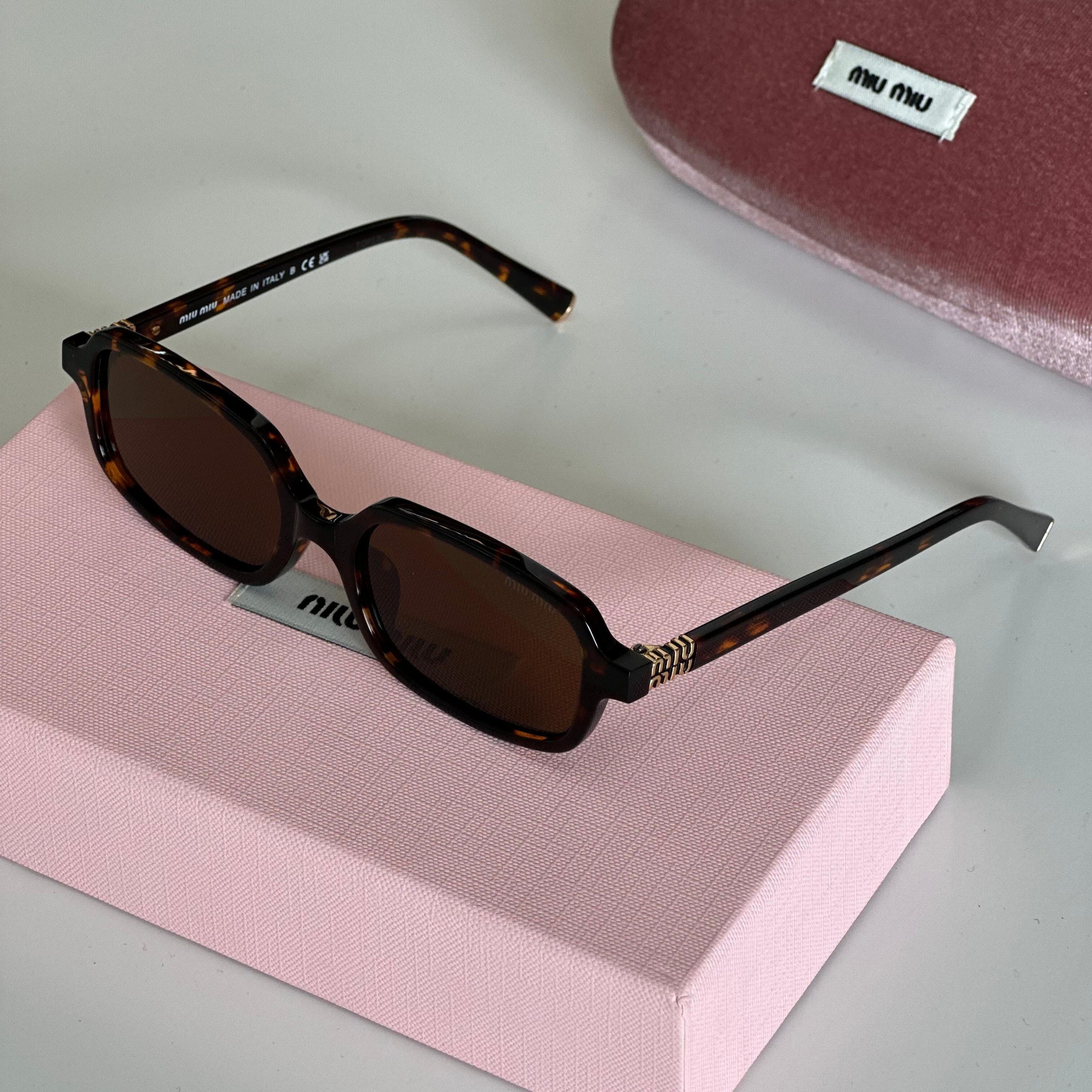 Miu Miu MU 52ZS Rectangular Sunglasses