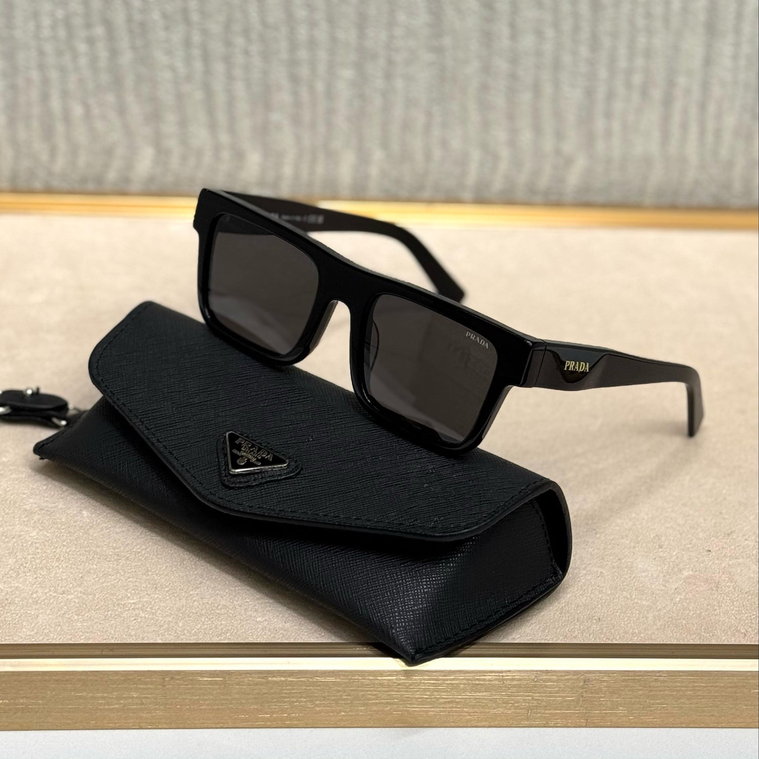 Prada Polished Rectangular Sunglasses – PR 17WS Style