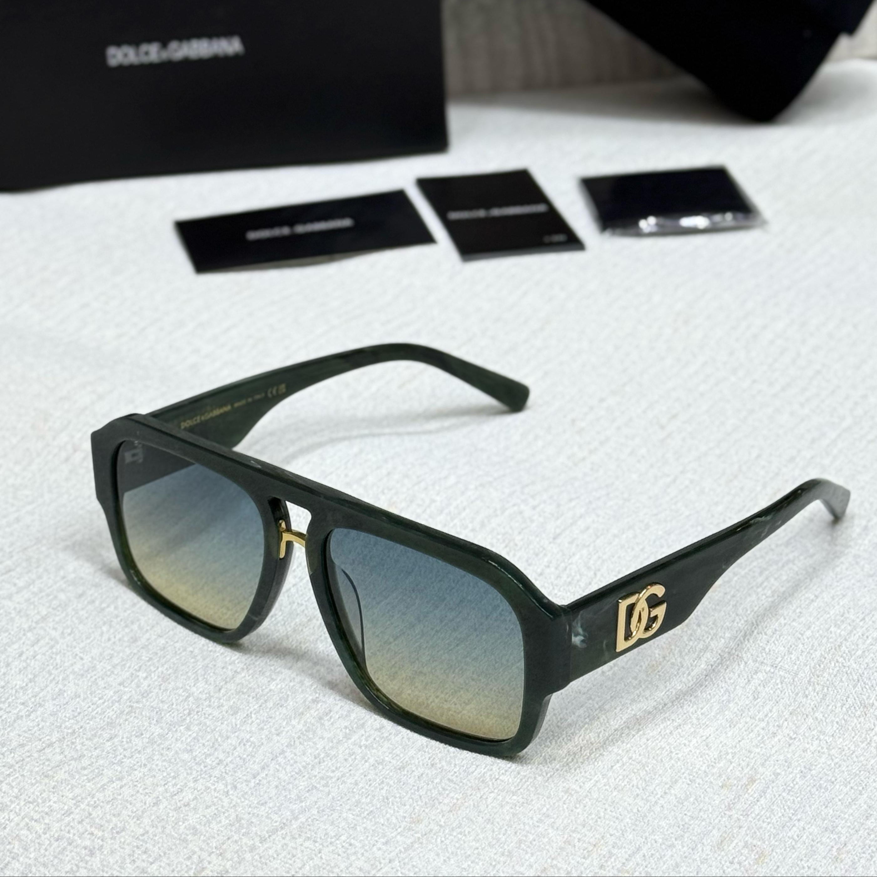 D&G DG4378 Square Logo Sunglasses