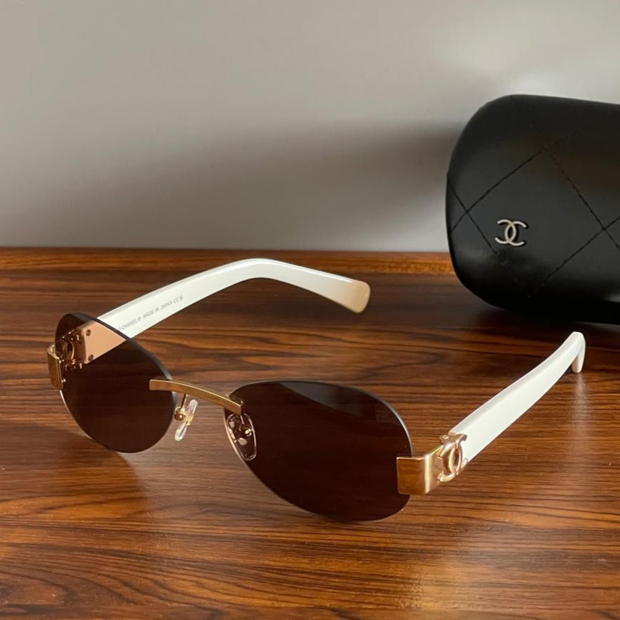 Chanel 4249 Rimless Shield Sunglasses