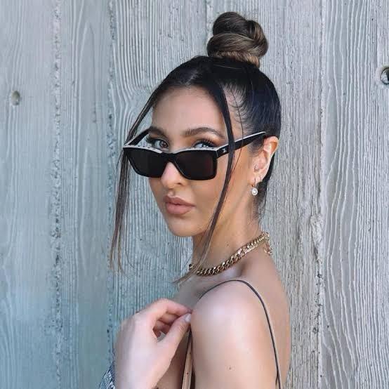 Chanel Logo-Brow Rectangular Sunglasses