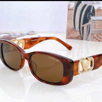 Valentino Oval Frame Sunglasses – VA4082 Style