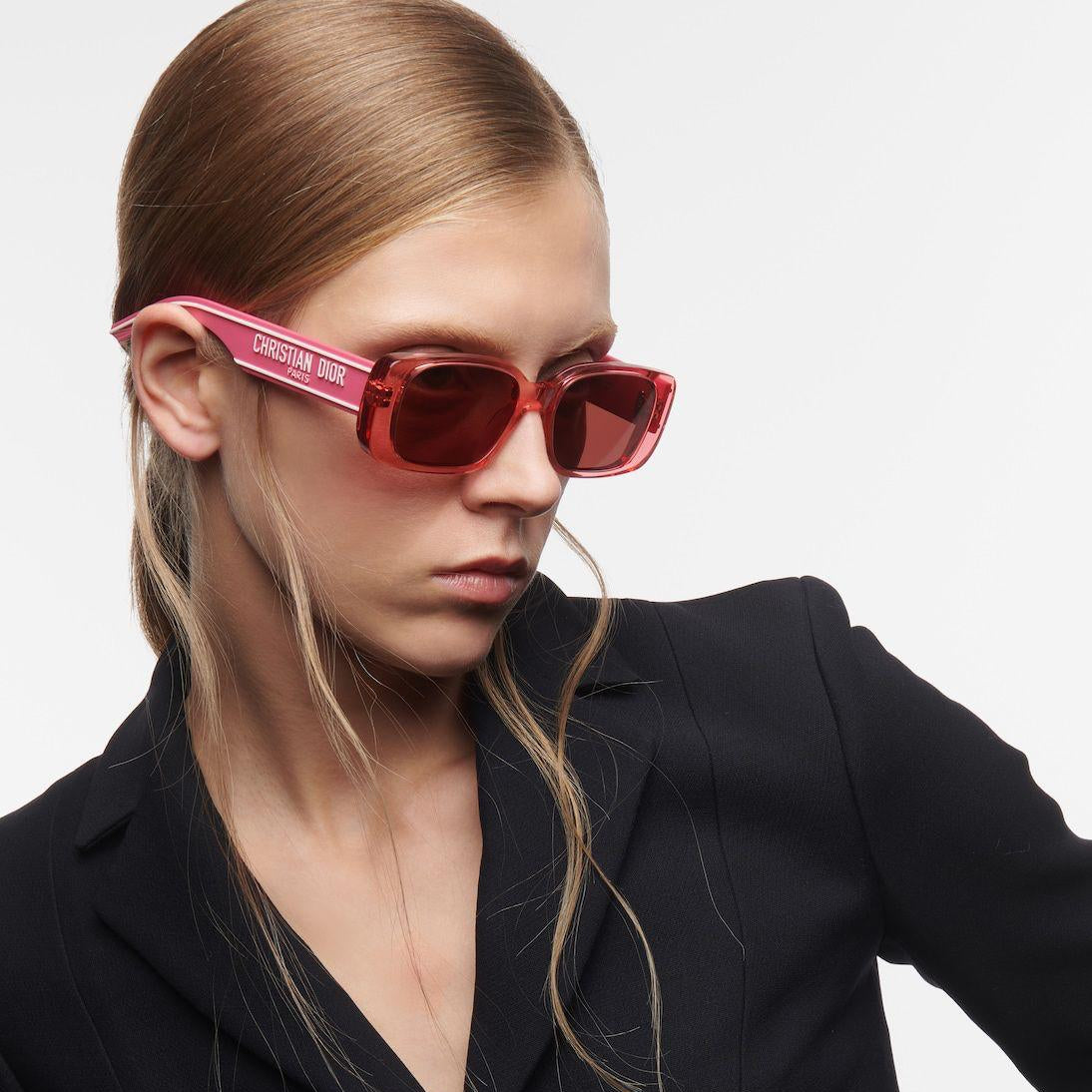 DiorSignature B1U Transparent Frame Sunglasses
