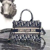 Mini Dior Book Tote With Strap Bag
