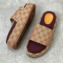 Gucci denim platform shoes