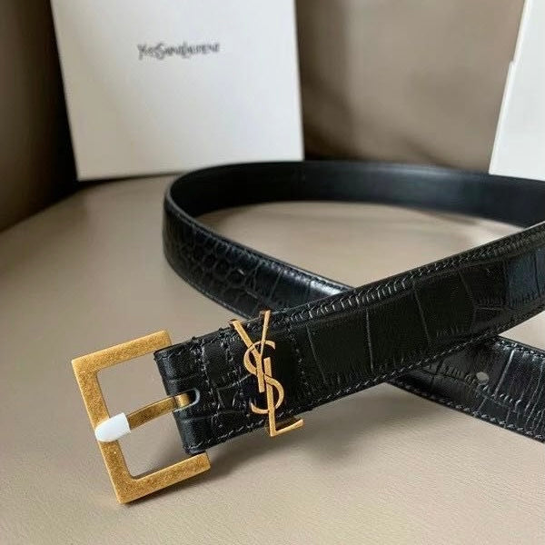 Black(croc)(Gold Buckle) / XS