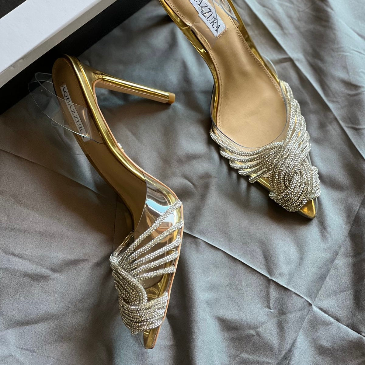 Aquazzura So Nude Plexi Shoes
