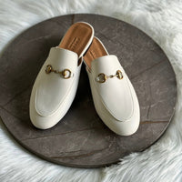 Gucci Leather Horsebit shoes
