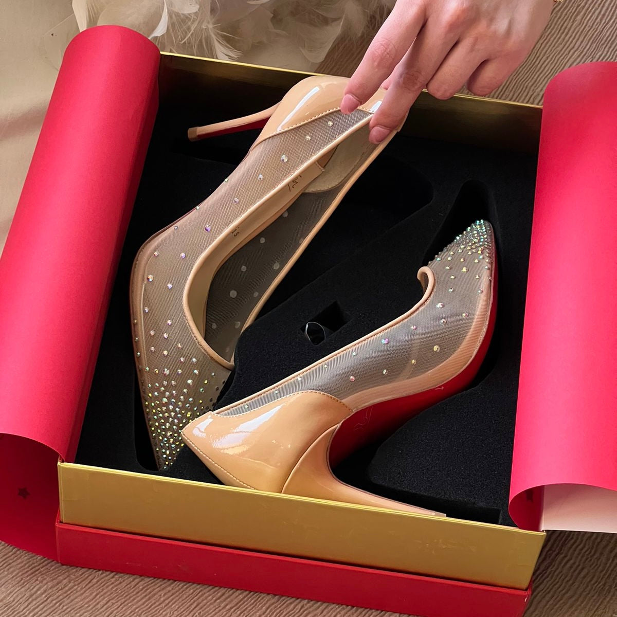 Christian Louboutin Follies Strass Shoes
