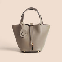 Etoupe Luxe Lock Tote
