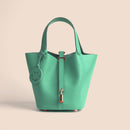 Etoupe Luxe Lock Tote