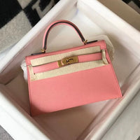 Hermes BN Kelly Togo Caviar 21CM Bag