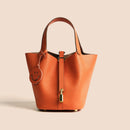 Etoupe Luxe Lock Tote